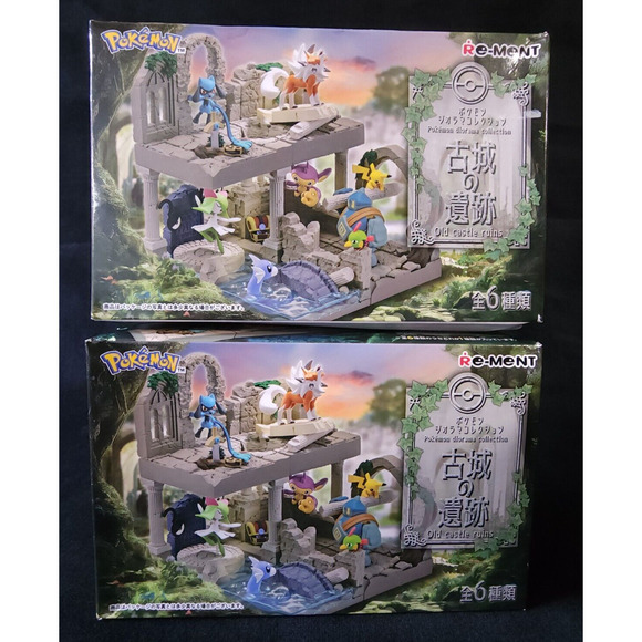 RE-MENT Pokemon Diorama Collection Old Castle Ruins Lot of 2 Sealed Boxes Random - Picture 1 of 6